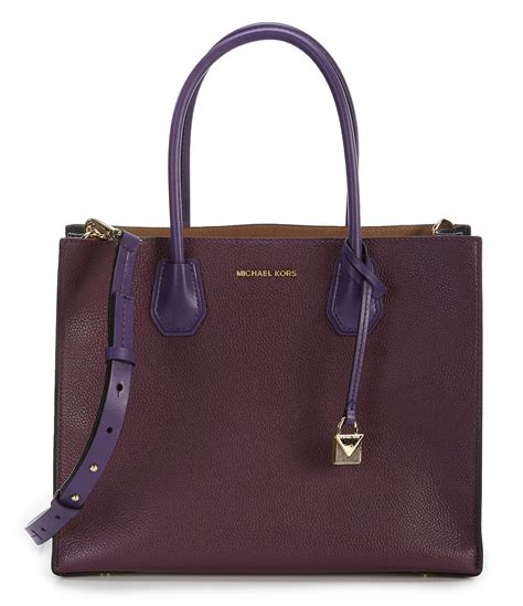 michael kors mercer tote iris|michael kors large signature tote.